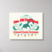 Leuke, ouderwetse Griswold familie kerst Canvas Afdruk (Voorkant)