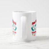 Leuke, ouderwetse Griswold familie kerst Grote Koffiekop (Achterkant)