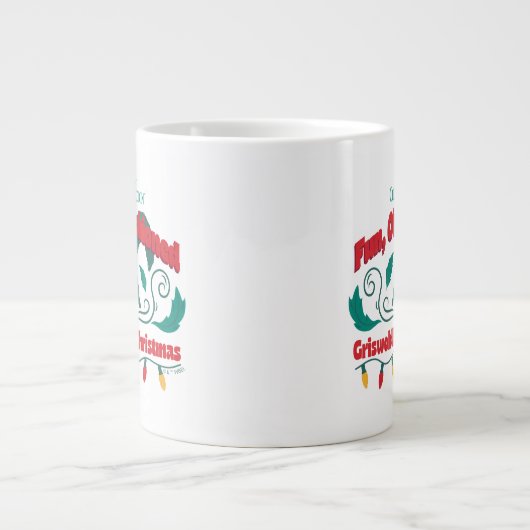 Leuke, ouderwetse Griswold familie kerst Grote Koffiekop (Voorkant)