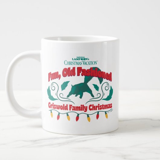 Leuke, ouderwetse Griswold familie kerst Grote Koffiekop (Links)