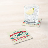 Leuke, ouderwetse Griswold familie kerst Kartonnen Onderzetters (Insitu)