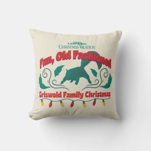 Leuke, ouderwetse Griswold familie kerst Kussen