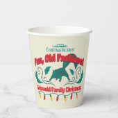 Leuke, ouderwetse Griswold familie kerst Papieren Bekers (Achterkant)
