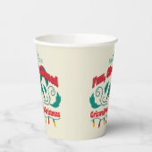 Leuke, ouderwetse Griswold familie kerst Papieren Bekers (Links)