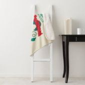 Leuke, ouderwetse Griswold familie kerst Sherpa Deken (In situ)