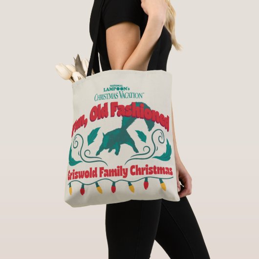 Leuke, ouderwetse Griswold familie kerst Tote Bag (Dichtbij)