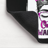 Leuke Overdosis bewustzijn rommelige haar bun voor Muismat (Hoek)