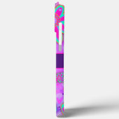 Leuke paarse bloemen Naam Girly Fun Inspirivity Case-Mate iPhone Case (Achterkant / Links)