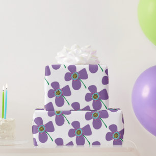 Leuke paarse margriet pop zomer bloem wispelturig  cadeaupapier