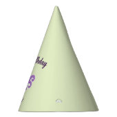 Leuke paarse octopus groen feesthoedjes (Rechts)