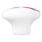 Leuke paarse octopussen keramische knop (Zijkant)