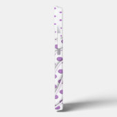 Leuke Paarse Stippen Stijlvol Modern Design Case-Mate iPhone Case (Achterkant / Links)