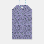 Leuke Paarse suikerschedel Feliz Dia de los Muerto Cadeaulabel (Achterkant)