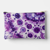 Leuke Paarse Violet Roze Batik Circles Kunstpatroo Etui (Achterkant)