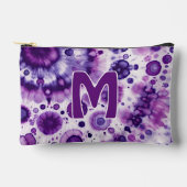 Leuke Paarse Violet Roze Batik Circles Kunstpatroo Etui (Voorkant)