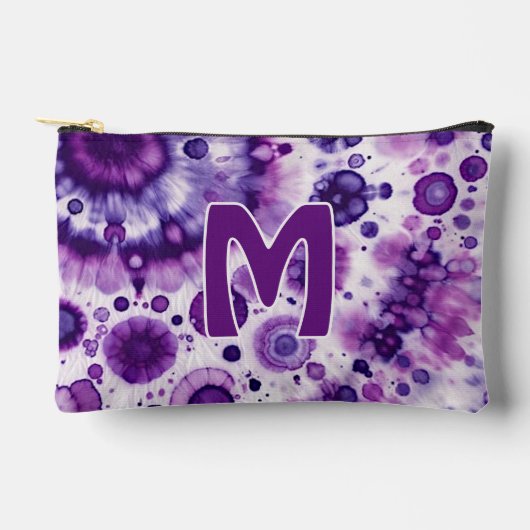 Leuke Paarse Violet Roze Batik Circles Kunstpatroo Etui (Voorkant)