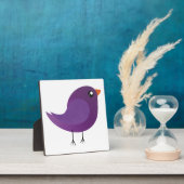 leuke paarse vogel fotoplaat (Insitu)