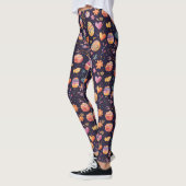 Leuke paaseieren en bloemen patroon leggings (Links)