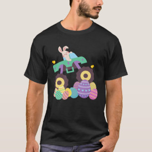 Leuke paaseieren en konijn voor monstertruck t-shirt