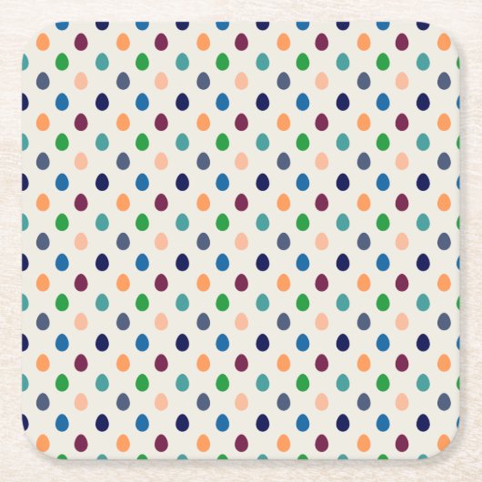 Leuke Paaseieren Kartonnen Onderzetters (Voorkant)