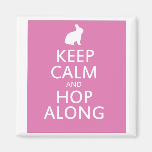 Leuke Paashaas Hop Along Magneet (Voorkant)