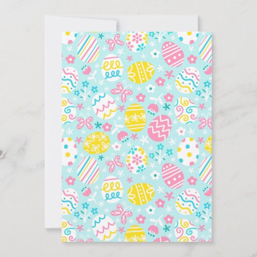 Leuke paashaas kaart (Achterkant)