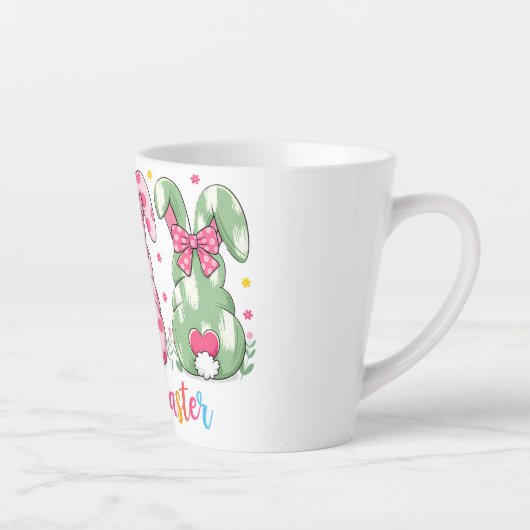 Leuke paashaas latte mok (Rechts)