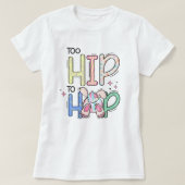 Leuke paashaas, te hip om te springen t-shirt (Design voorkant)