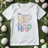 Leuke paashaas, te hip om te springen t-shirt