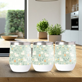 Leuke Paaspatroon Wijn Tumbler