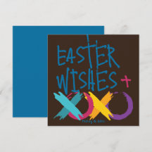 Leuke paaswensen, knuffels en kusjes | Bruin en bl