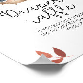 Leuke paddenstoel - Luier loterij poster (Hoek)