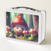 Leuke paddenstoelen in het bos - veel succes (Achterkant)