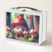 Leuke paddenstoelen in het bos - veel succes (Voorkant)