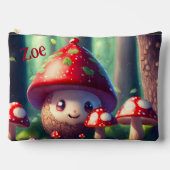 Leuke paddenstoelen in het bos - veel succes etui (Voorkant)