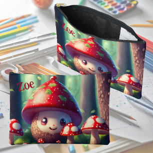 Leuke paddenstoelen in het bos - veel succes etui
