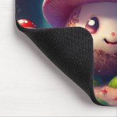 Leuke paddenstoelen in het bos, veel succes muismat (Hoek)