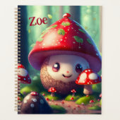 Leuke paddenstoelen in het bos - veel succes planner (Voorkant)