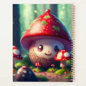 Leuke paddenstoelen in het bos - veel succes planner (Achterkant)