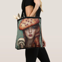leuke paddestoelen jagen vintage stijl