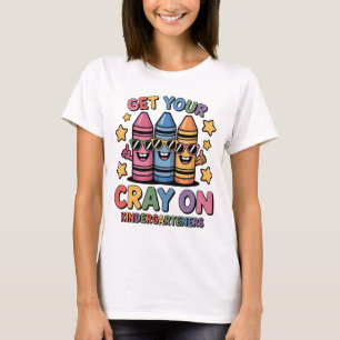 Leuke 'Pak je kleurpotlood' kleuter shirt voor jon