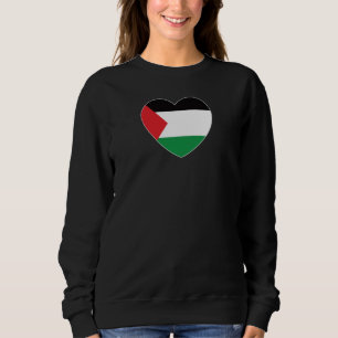 Leuke Palestijnse vlag Hart Grafisch Ontwerp Trui