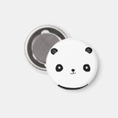 Leuke Panda 2 inch ronde magneet (Voorkant / Achterkant)