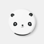 Leuke Panda 2 inch ronde magneet (Voorkant)