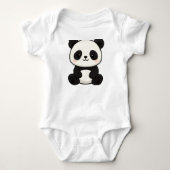 Leuke Panda Baby Romper (Voorkant)