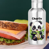 Leuke Panda beer aangepaste naam Waterfles