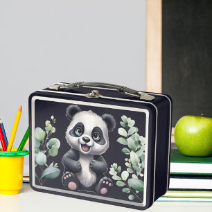 Leuke panda beer blauw aangepaste naam
