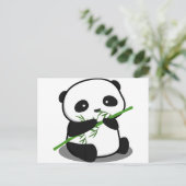 Leuke Panda Briefkaart (Staand voorkant)