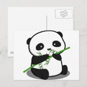 Leuke Panda Briefkaart (Voorkant / Achterkant)