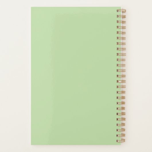 Leuke Panda Gepersonaliseerde Planner (Achterkant)